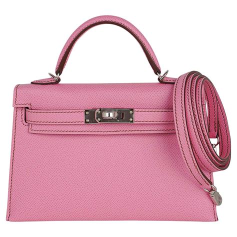 hermes pink kelly bag|Hermes pink bubblegum handbags.